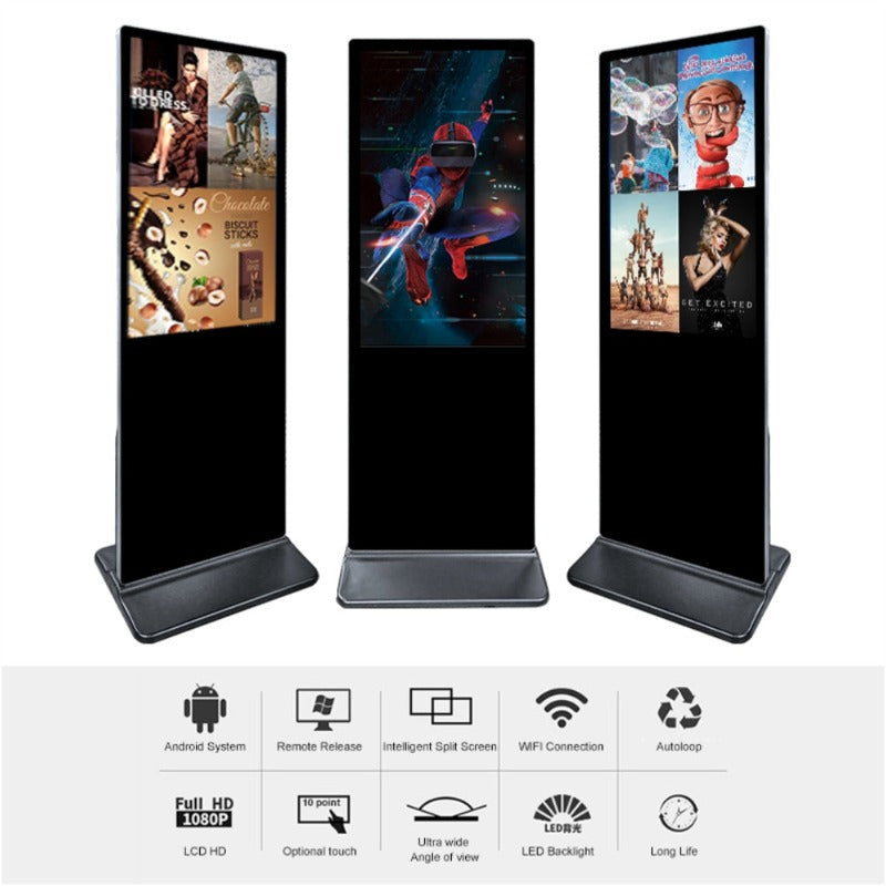 Parrot 43" LED Touch Standing Kiosk