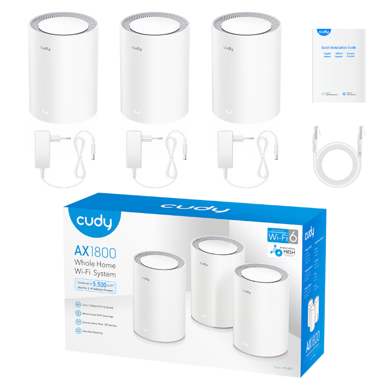 Cudy AX1800 Whole Home Mesh System