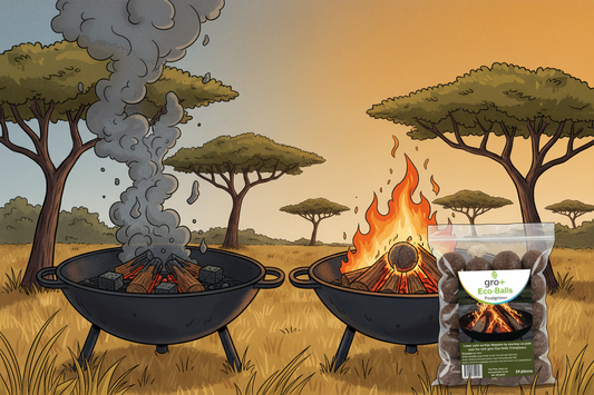 gro+ Eco-Balls vs Paraffin Firelighters: Which Is Better for Your Braai?