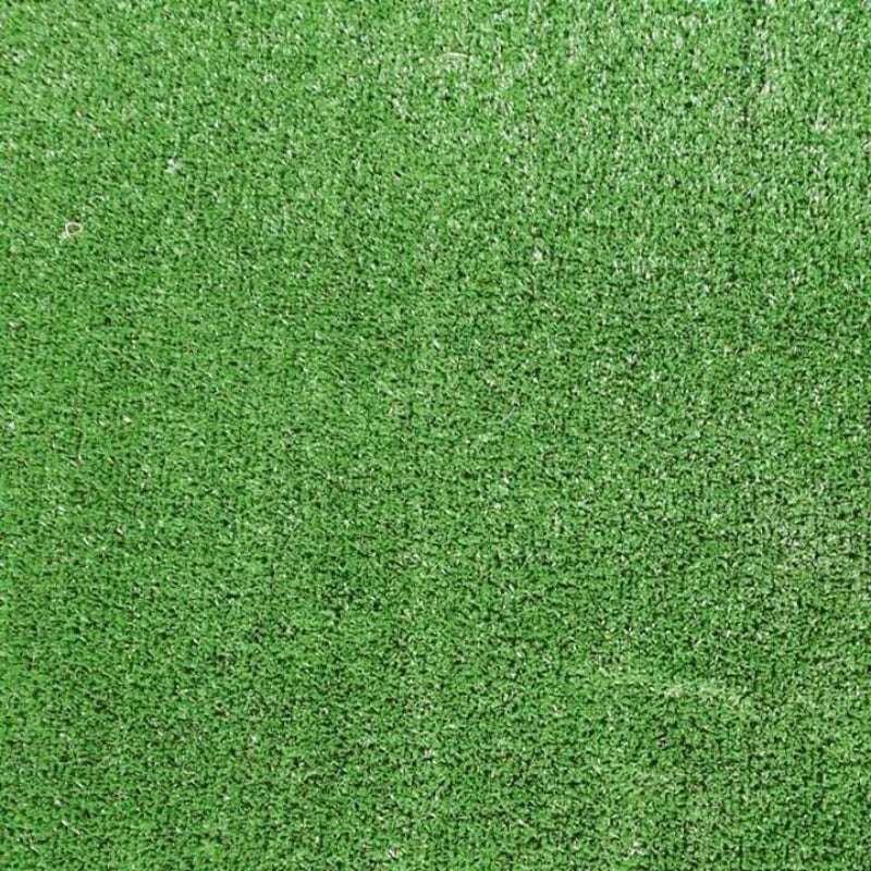 Close-up of green artificial grass texture
