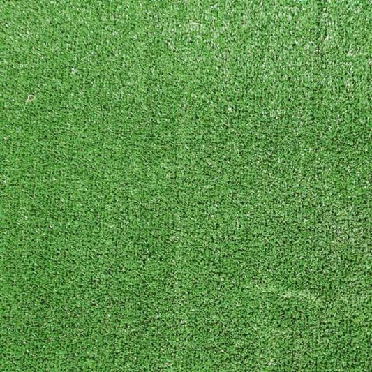 Close-up of green artificial grass texture