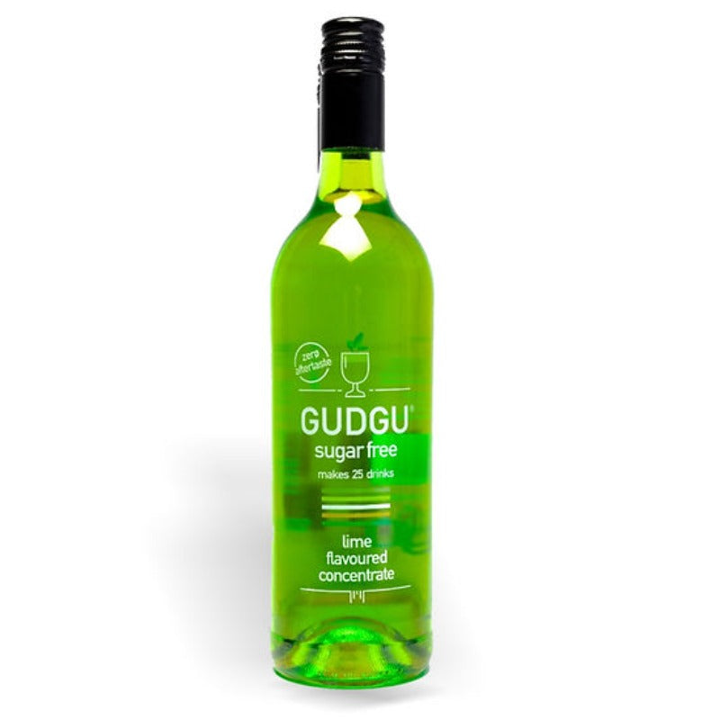 GUDGU 750ml Sugar Free Lime Flavoured Concentrate