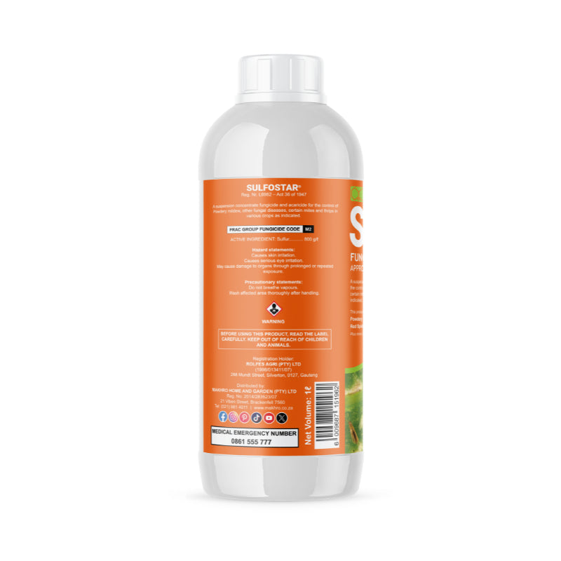White bottle with an orange label on a white background