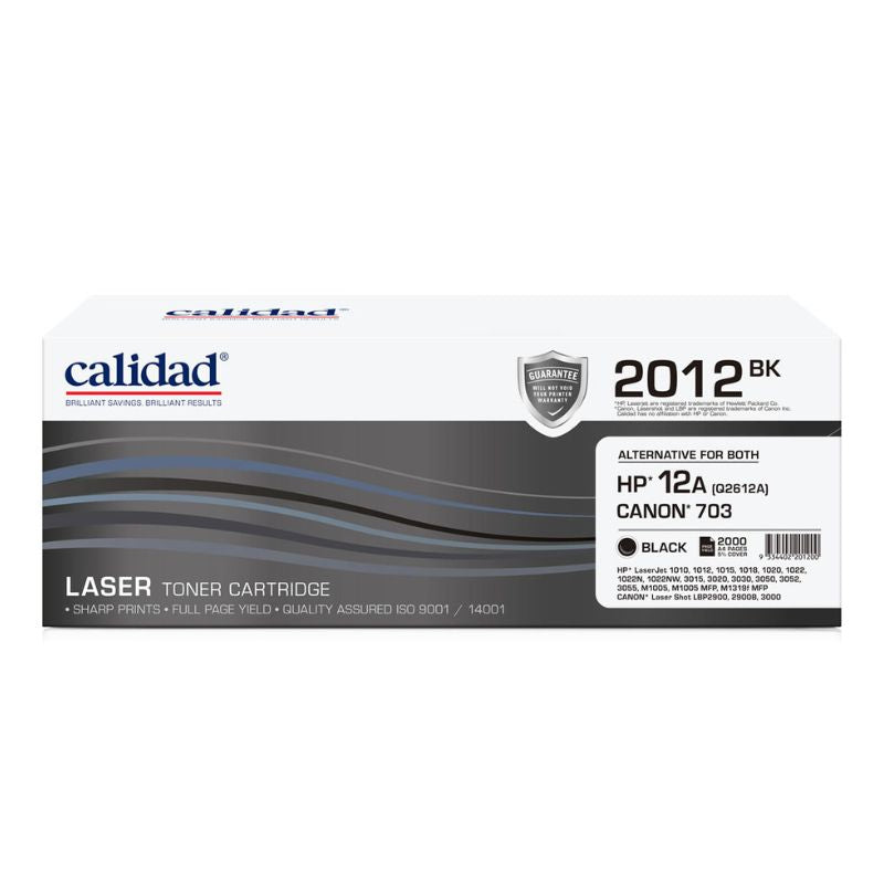 Calidad Laser Toner Cartridge Alternative - HP 12A/Canon 703