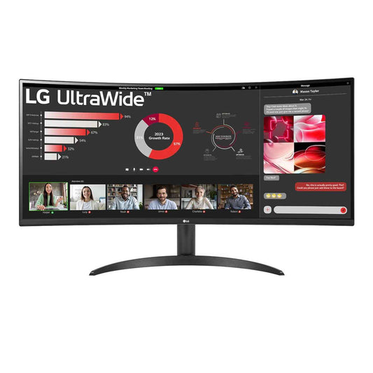 LG UltraWide 34" QHD VA Curved Monitor 100Hz