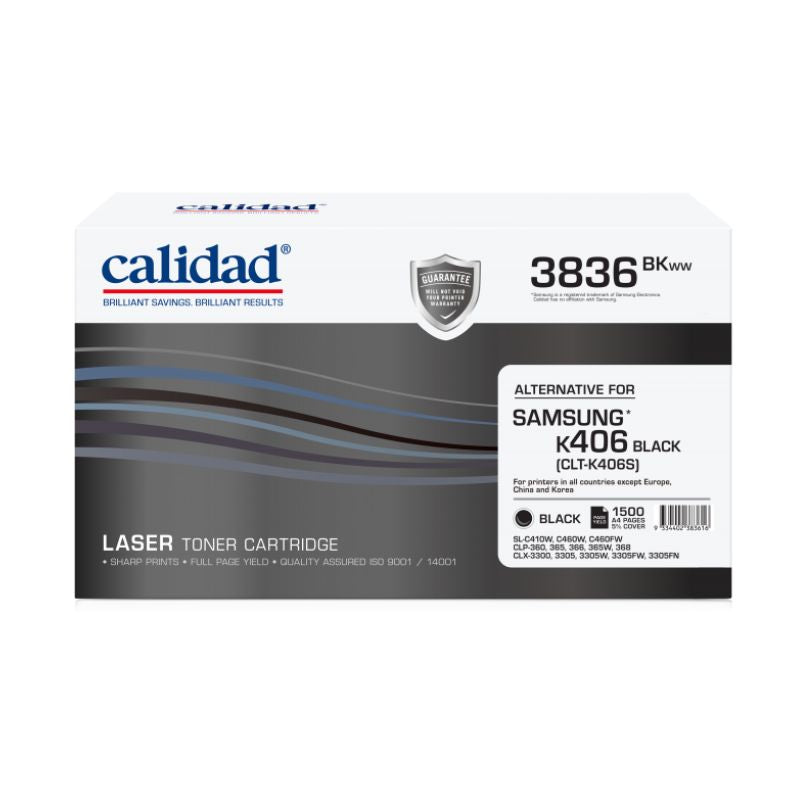 Calidad Laser Toner Cartridge Alternative - Samsung 406S