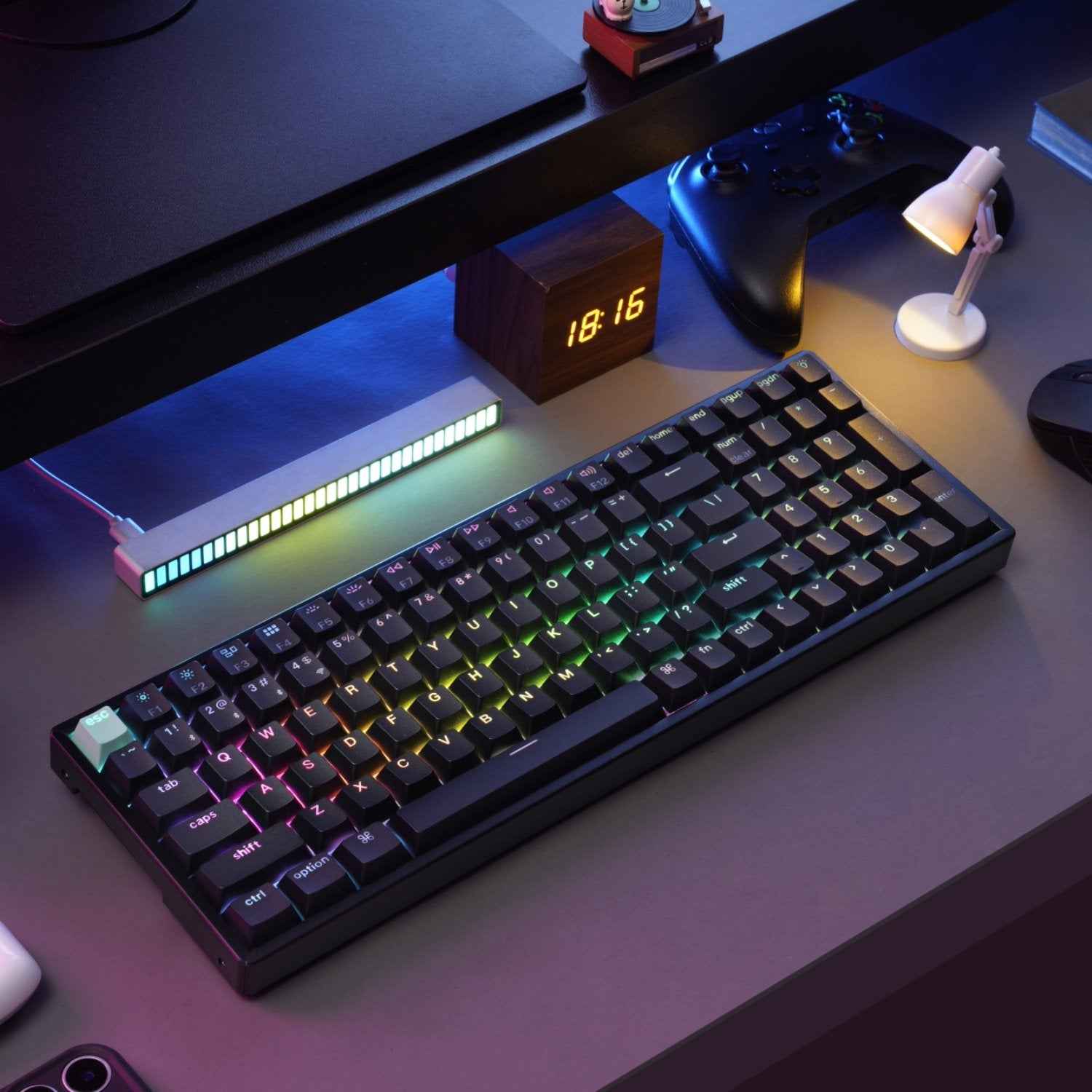 Keychron K4 HE 96% Magnetic Switch Hot-Swap RGB Wireless Keyboard Black