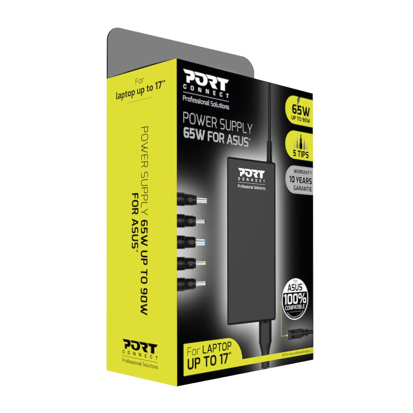 Port Connect 65W Notebook Adapter Asus - GroPlus