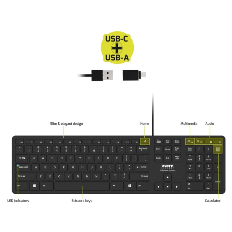 PORT Connect Executive Office Keyboard