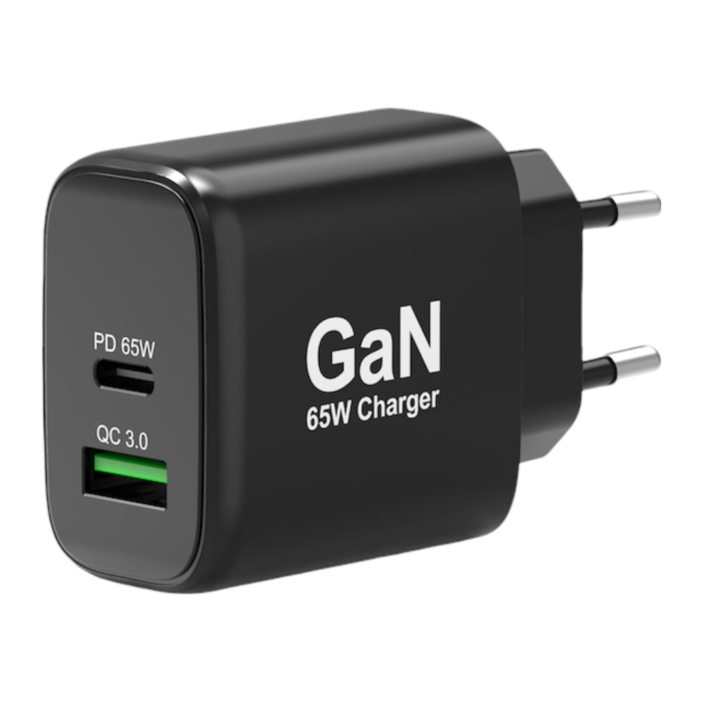 Port Connect 65W GaN Type-C and USB-A Fast Charger - GroPlus