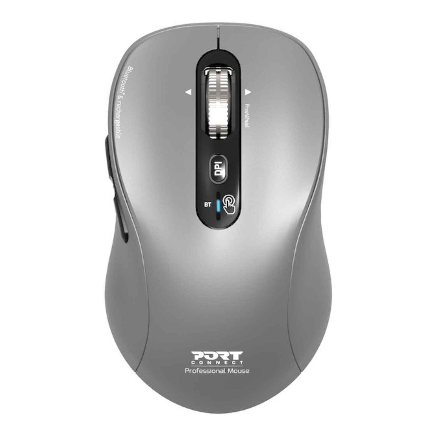 Port Connect Wireless Bluetooth Expert and Mac Mouse Grey