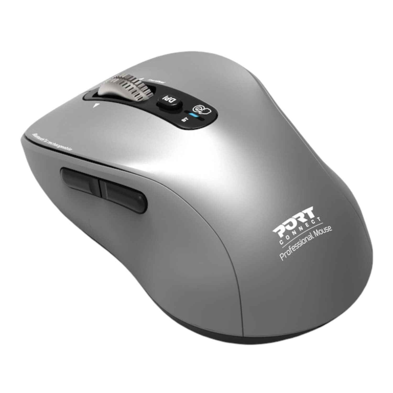 Port Connect Wireless Bluetooth Expert and Mac Mouse Grey