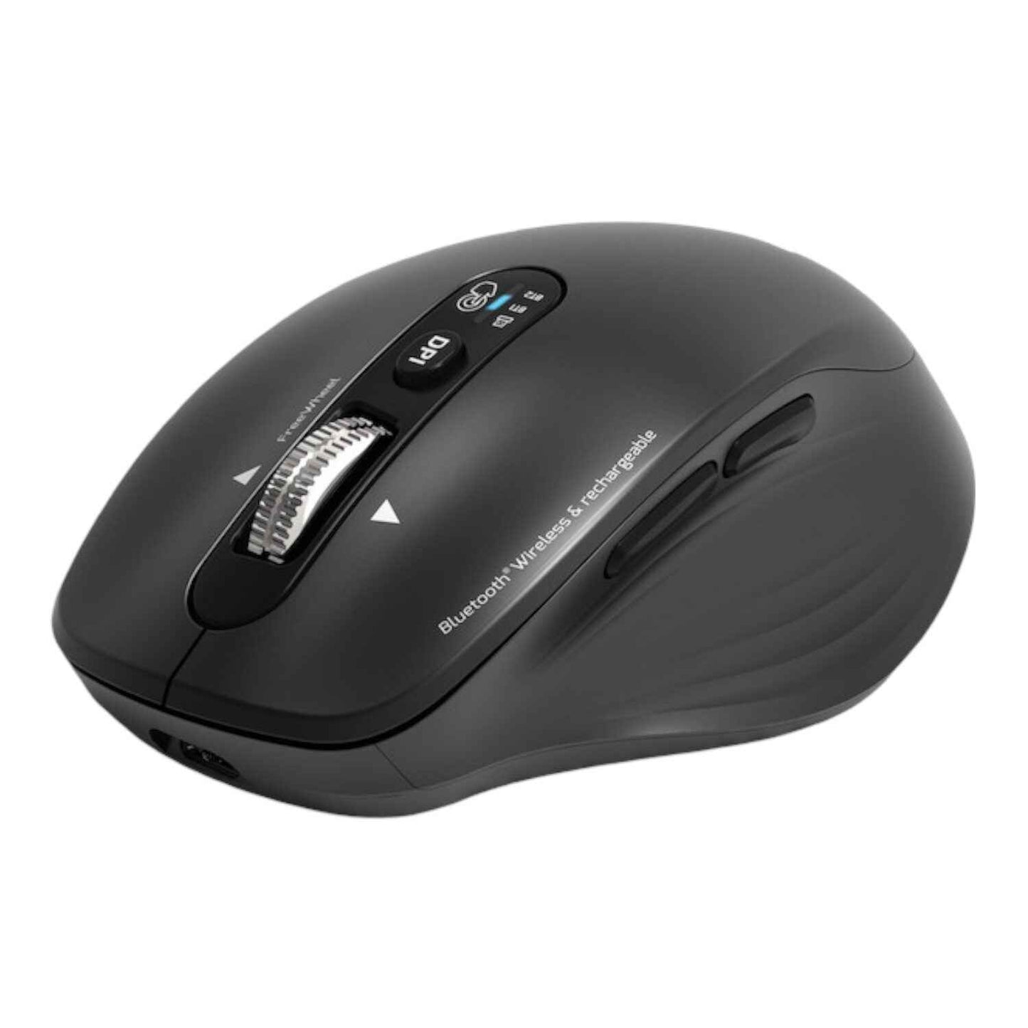 Port Connect Business 2.4GHz Rechargeable Bluetooth Wireless Mouse Black