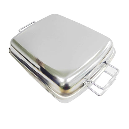 Afritrail Stainless Steel Double Roaster Large