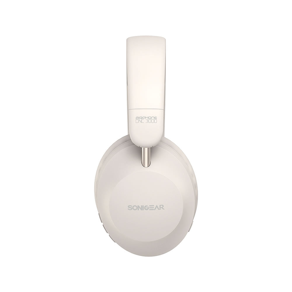 SonicGear Airphone DNC 3000 Digital Active Noise Cancellation Headset Cream
