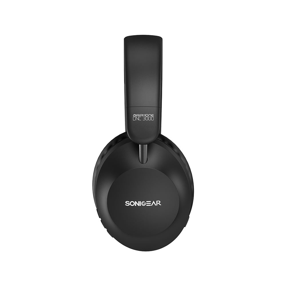 SonicGear Airphone DNC 3000 Digital Active Noise Cancellation Headset Black