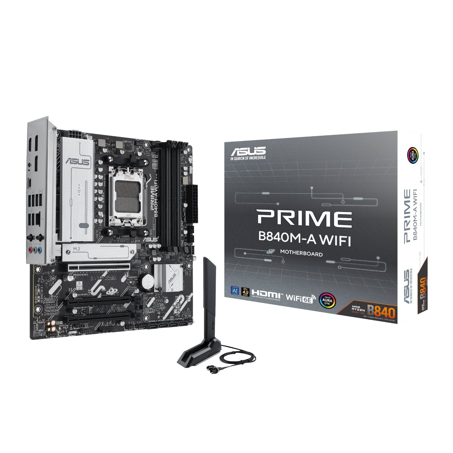 Asus PRIME B840M-A WIFI M-ATX Gaming Motherboard - GroPlus