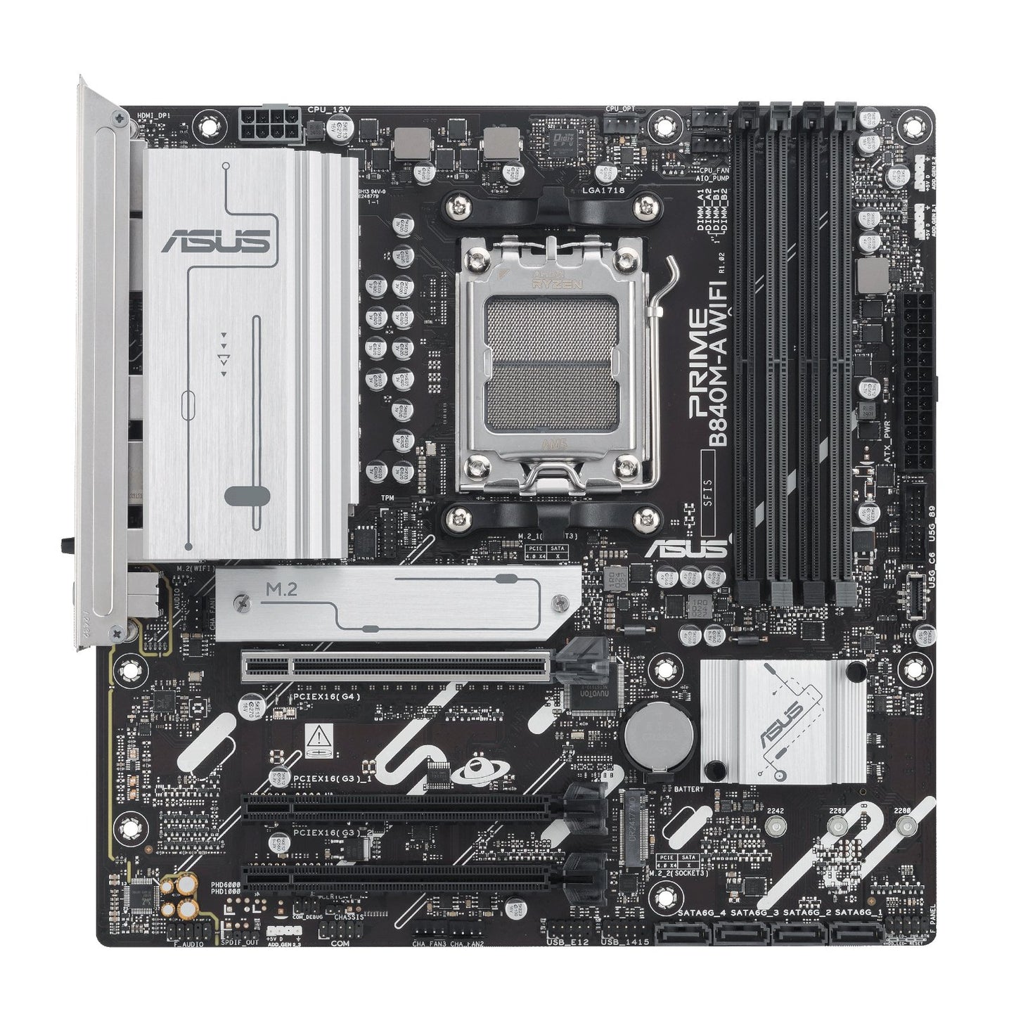 Asus PRIME B840M-A WIFI M-ATX Gaming Motherboard - GroPlus