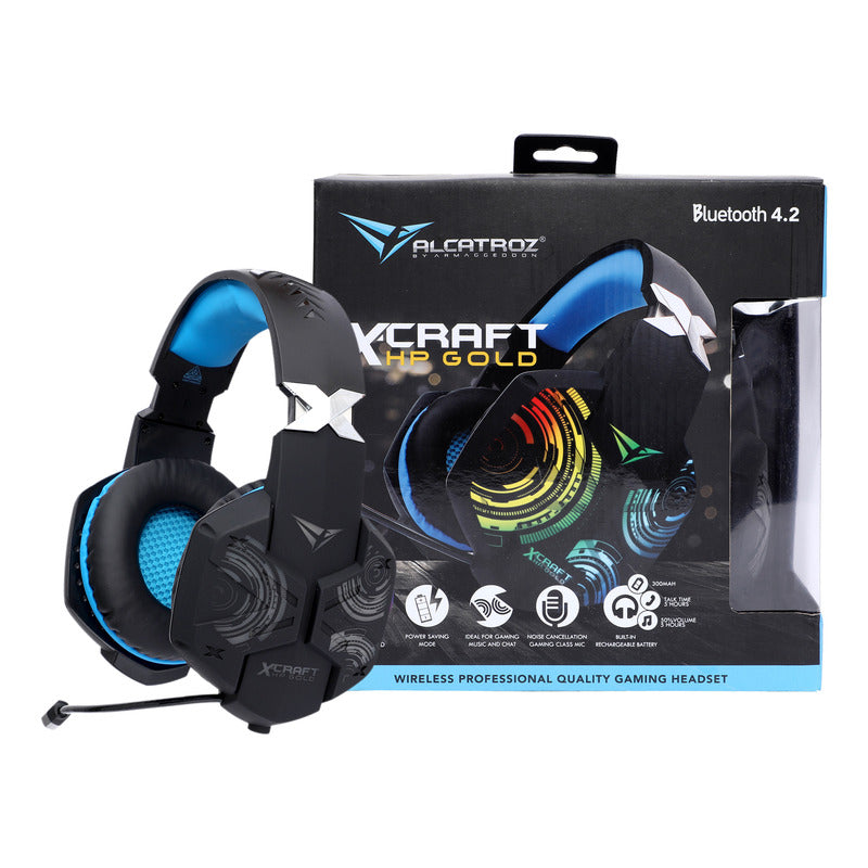 Alcatroz X-Craft HP Gold 1000 Bluetooth Gaming Headset