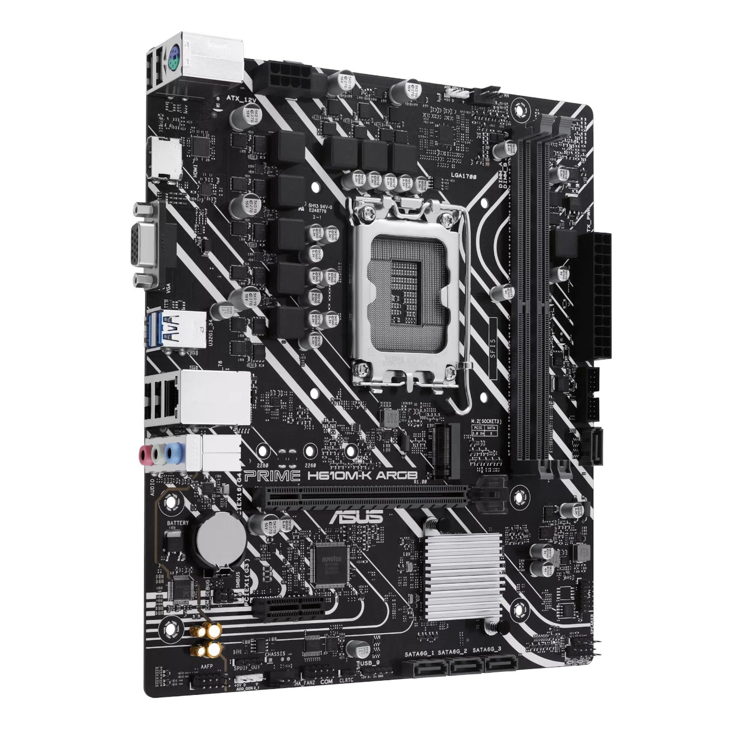 Asus PRIME H610M-K ARGB Intel LGA1700 M-ATX Motherboard - GroPlus