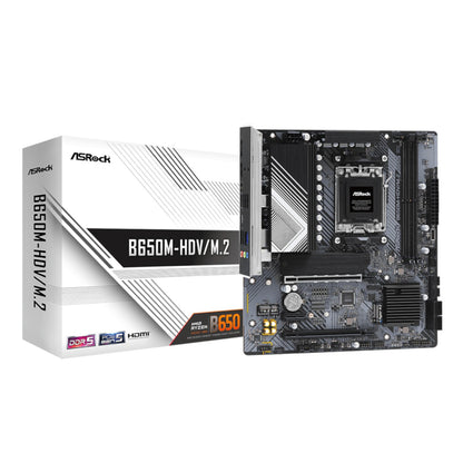 ASRock B650M-HDV/M.2 AM5 Micro-ATX Motherboard - GroPlus