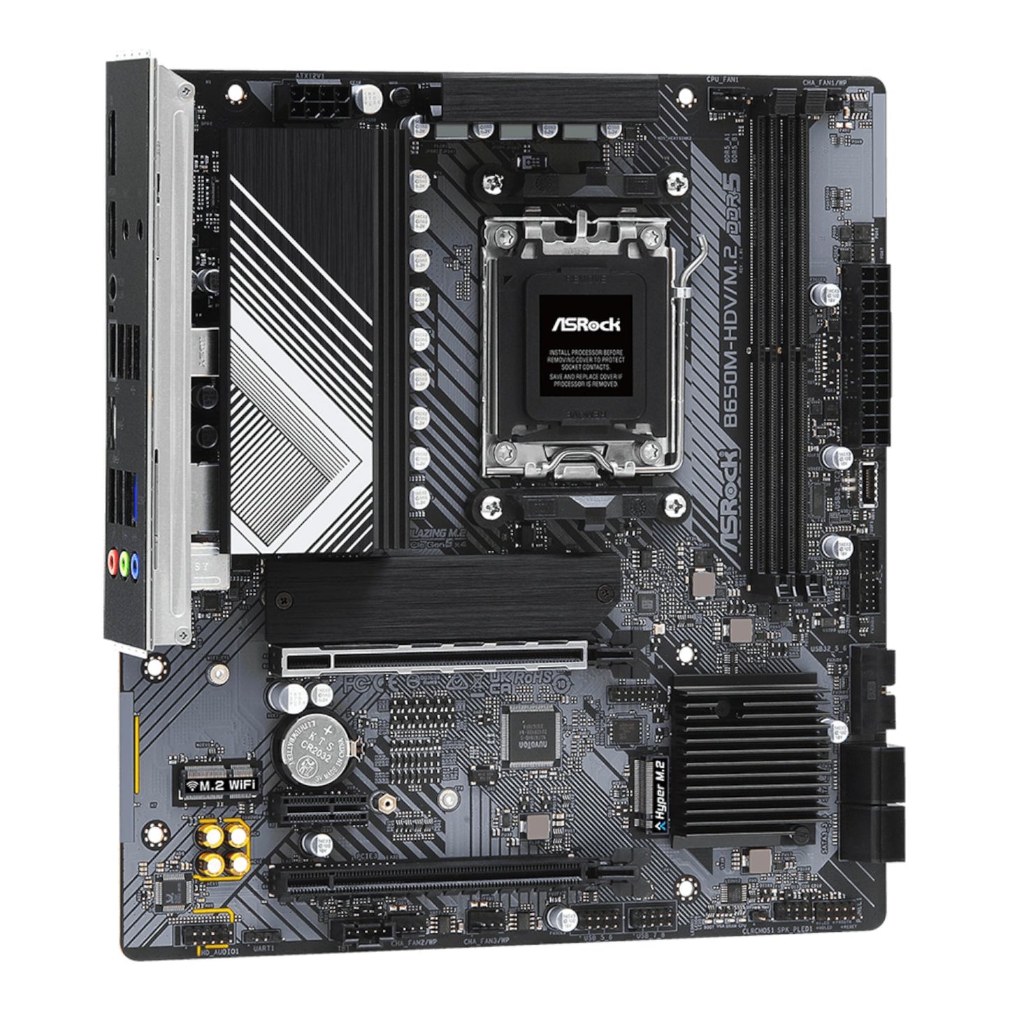 ASRock B650M-HDV/M.2 AM5 Micro-ATX Motherboard - GroPlus