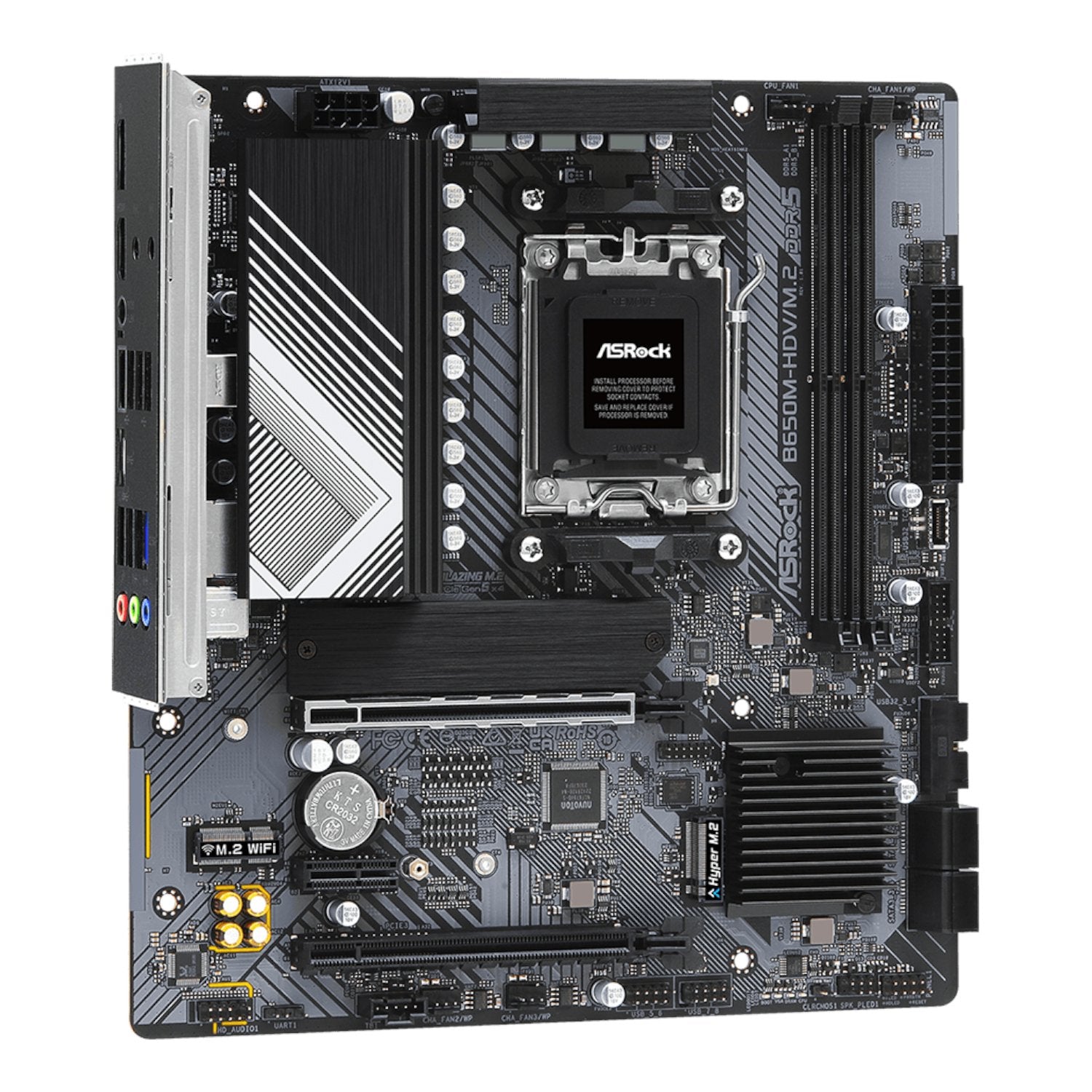 ASRock B650M-HDV/M.2 AM5 Micro-ATX Motherboard - GroPlus