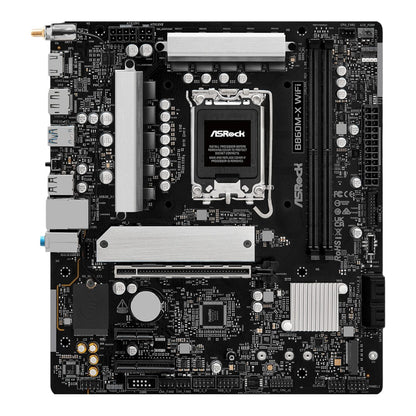 ASRock B860M-X Micro ATX DDR5 Motherboard (PCIe 5 and Wi-Fi 6E) - GroPlus