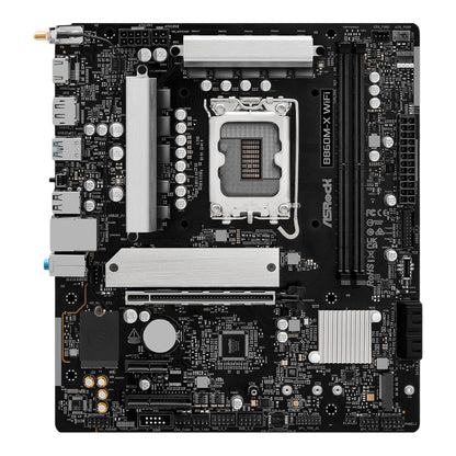 ASRock B860M-X Micro ATX DDR5 Motherboard (PCIe 5 and Wi-Fi 6E) - GroPlus