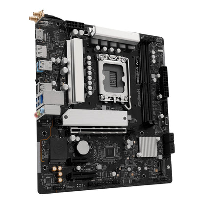ASRock B860M-X Micro ATX DDR5 Motherboard (PCIe 5 and Wi-Fi 6E) - GroPlus