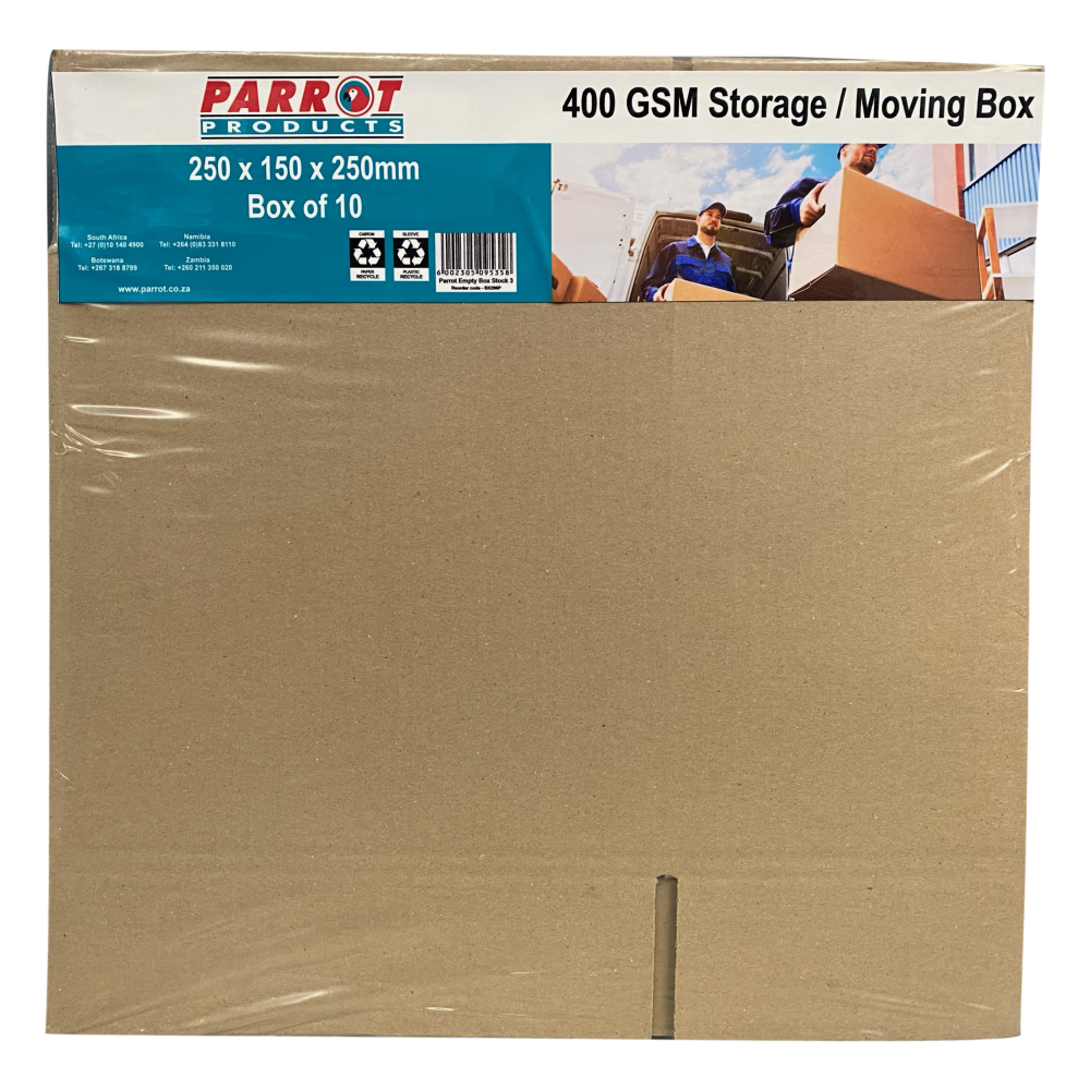Parrot Products 400 GSM storage/moving box packaging
