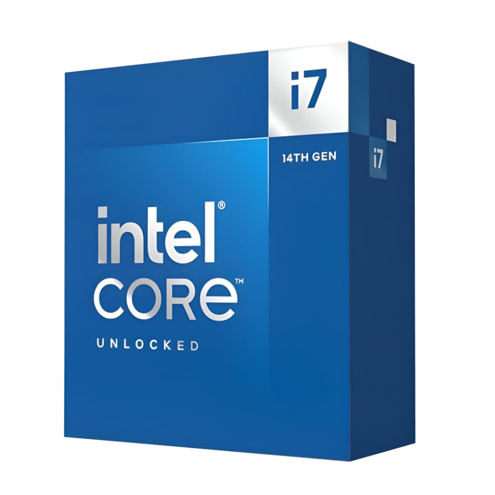 Intel Core i7 processor box on a white background