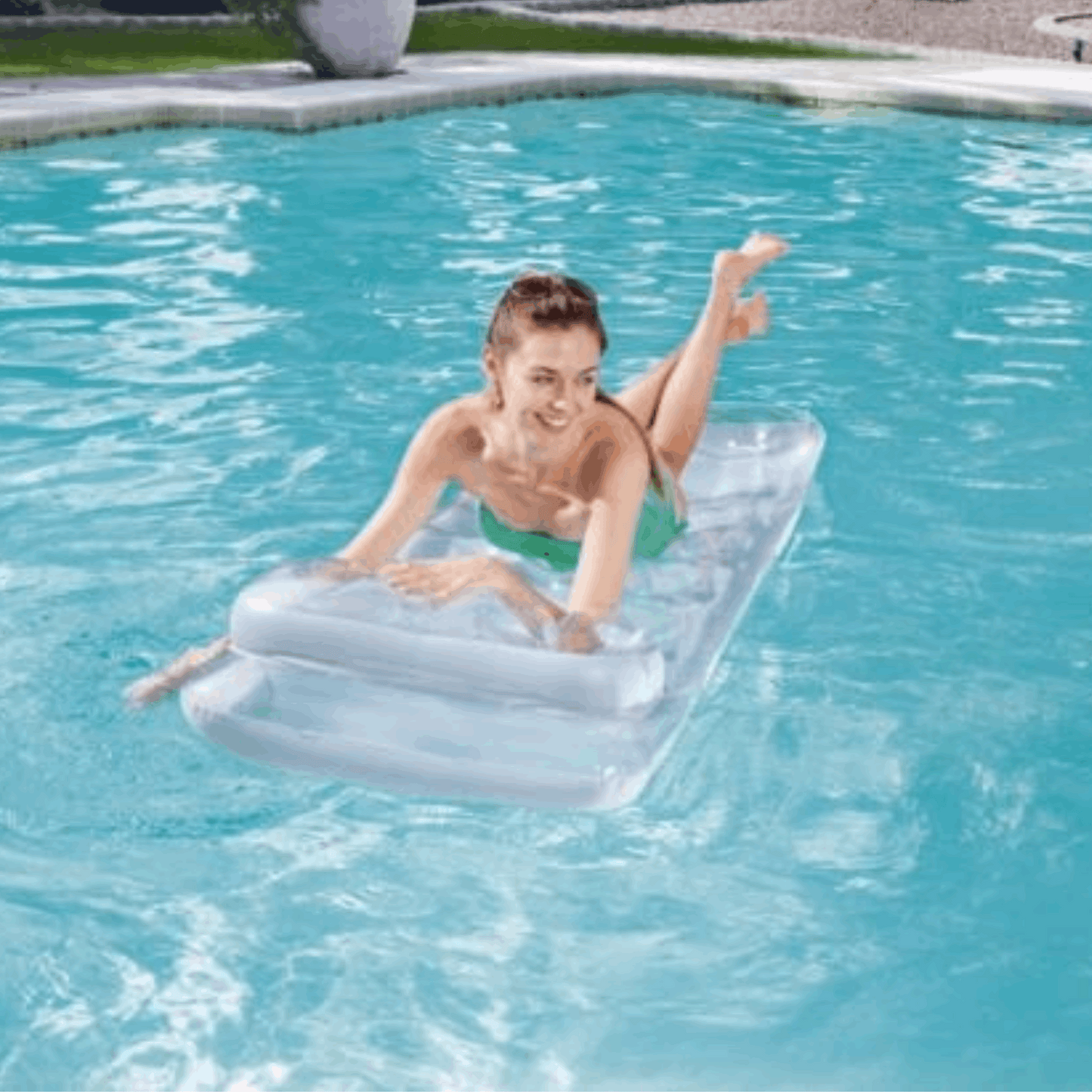 Bestway Metal Tech Lounger - GroPlus