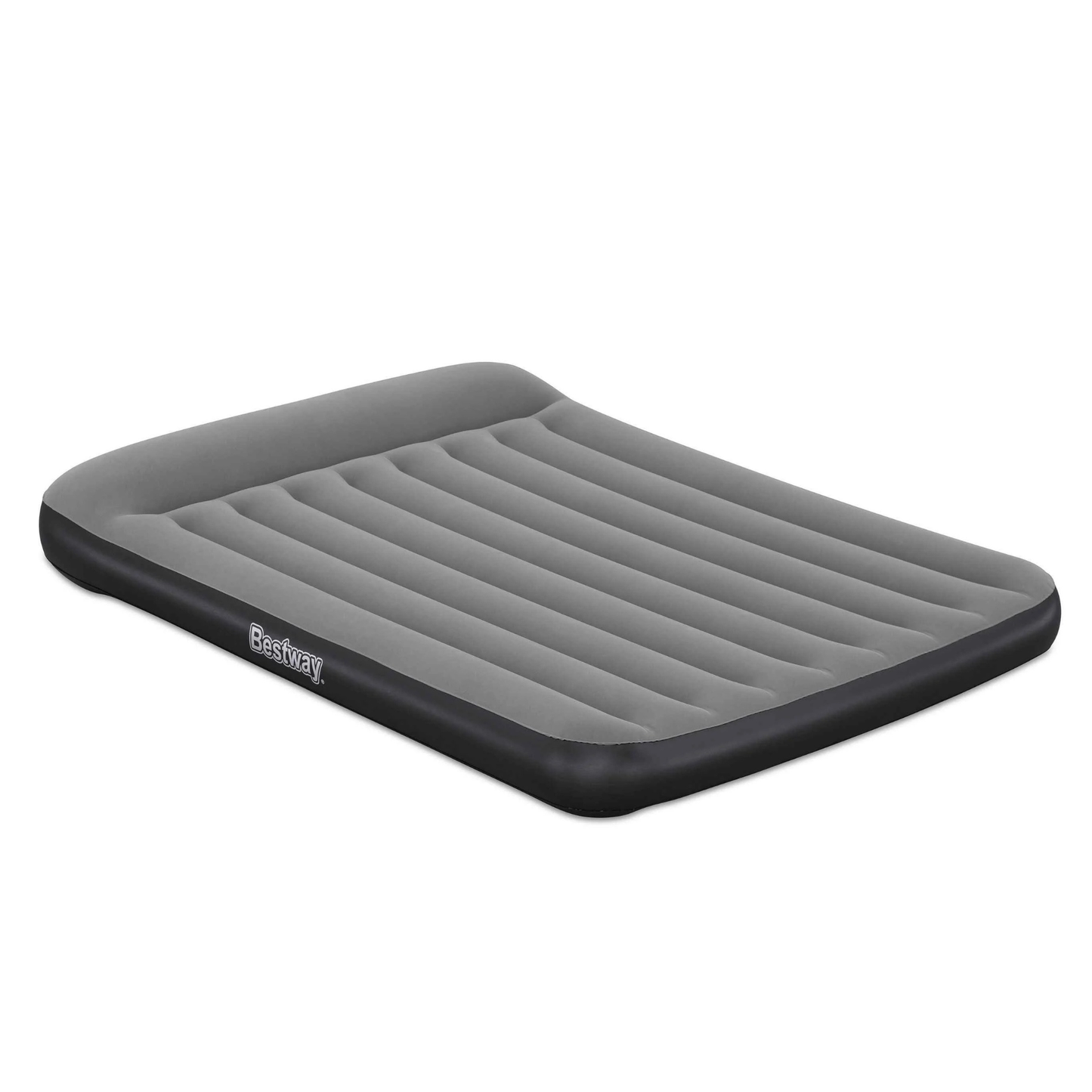 Inflatable air mattress with a visible brand logo on a white background