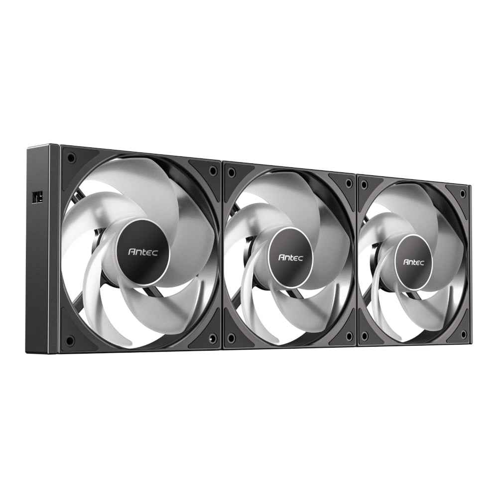 Antec Connect 120 Reverse ARGB PWM Fan 3 Pack Black