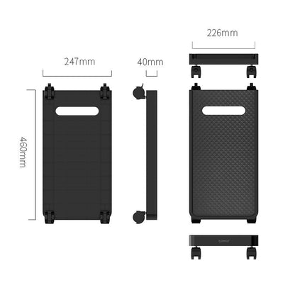 ORICO 61kg Computer Stand with Wheels