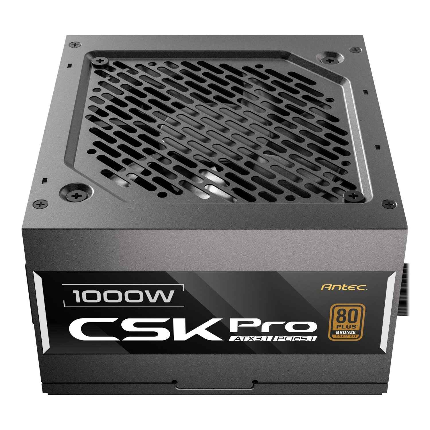 Antec CSK1000 PRO ATX3.1 Semi-Modular 1000W Power Supply (80 PLUS Bronze, PCIe 5.1, ATX 3.1 Certified)