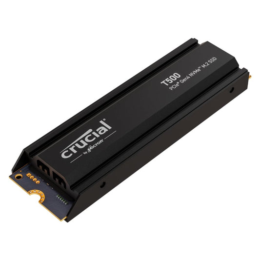 Crucial T500 2TB M.2 NVMe Gen4 with Heatsink NAND SSD