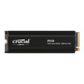 A black Crucial P310 M.2 NVMe SSD with a heatsink, displaying the capacity and technology details.