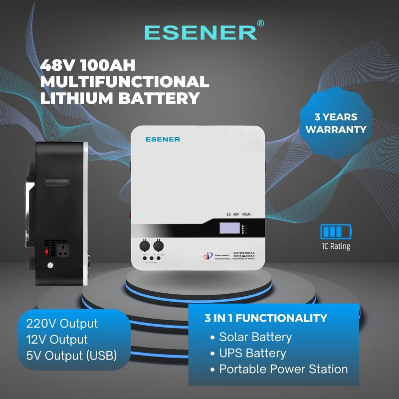 Esener 4.8kWh Multifunctional Lithium Battery