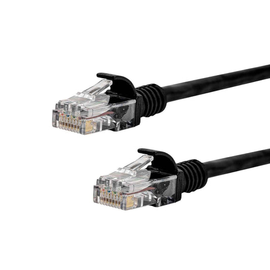 Gizzu Cat6 UTP Fly Lead Ethernet Network Cable 20cm Black