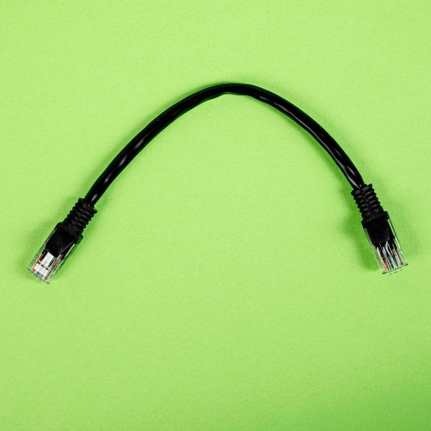 Gizzu Cat6 UTP Fly Lead Ethernet Network Cable 20cm Black