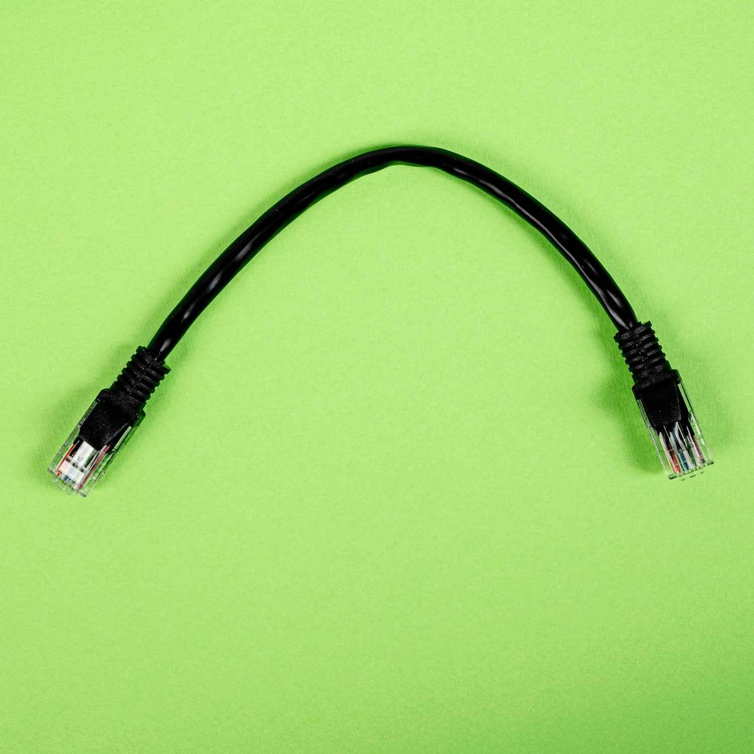 Gizzu Cat6 UTP Fly Lead Ethernet Network Cable 20cm Black