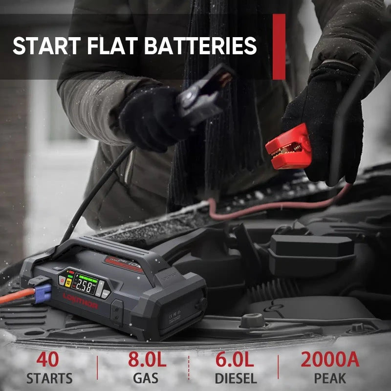 LokiThor 4-in-1 Jump Starter & Air Compressor