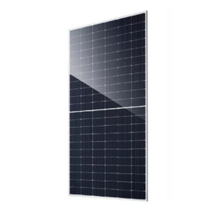 Solar panel with grid pattern on a white background