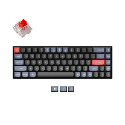 Keychron K6 Pro 65% Red G Pro Switches RGB Wireless Keyboard Black