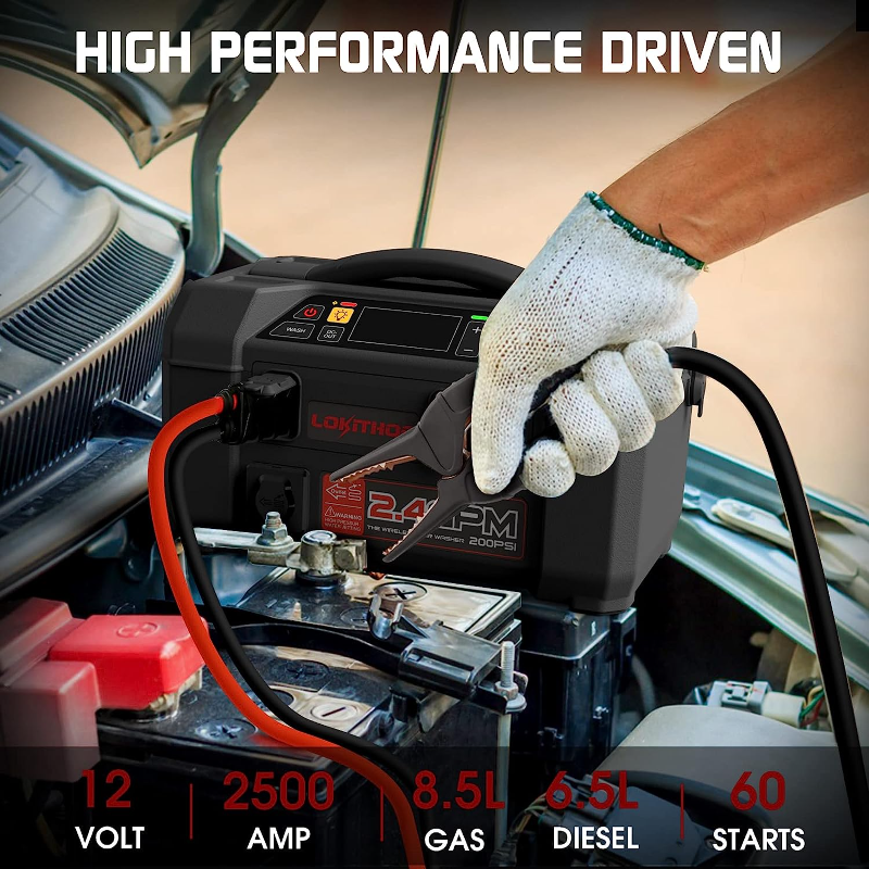 LokiThor 5-in-1 Jump Starter, Air Compressor & Pressure Washer