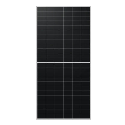 Solar panel with grid pattern on a white background