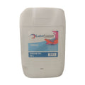 A 20L drum of LubeFusion 15W40 Engine Oil with blue cap and label featuring the brand logo and product information.