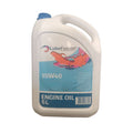 A 5L bottle of LubeFusion 15W40 Engine Oil with blue cap and label featuring the brand logo and product information.